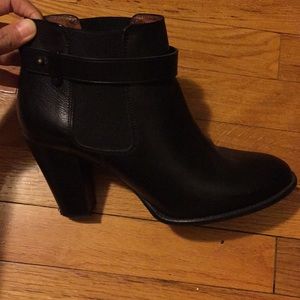 Madewell Black Lonnie Ankle Booties